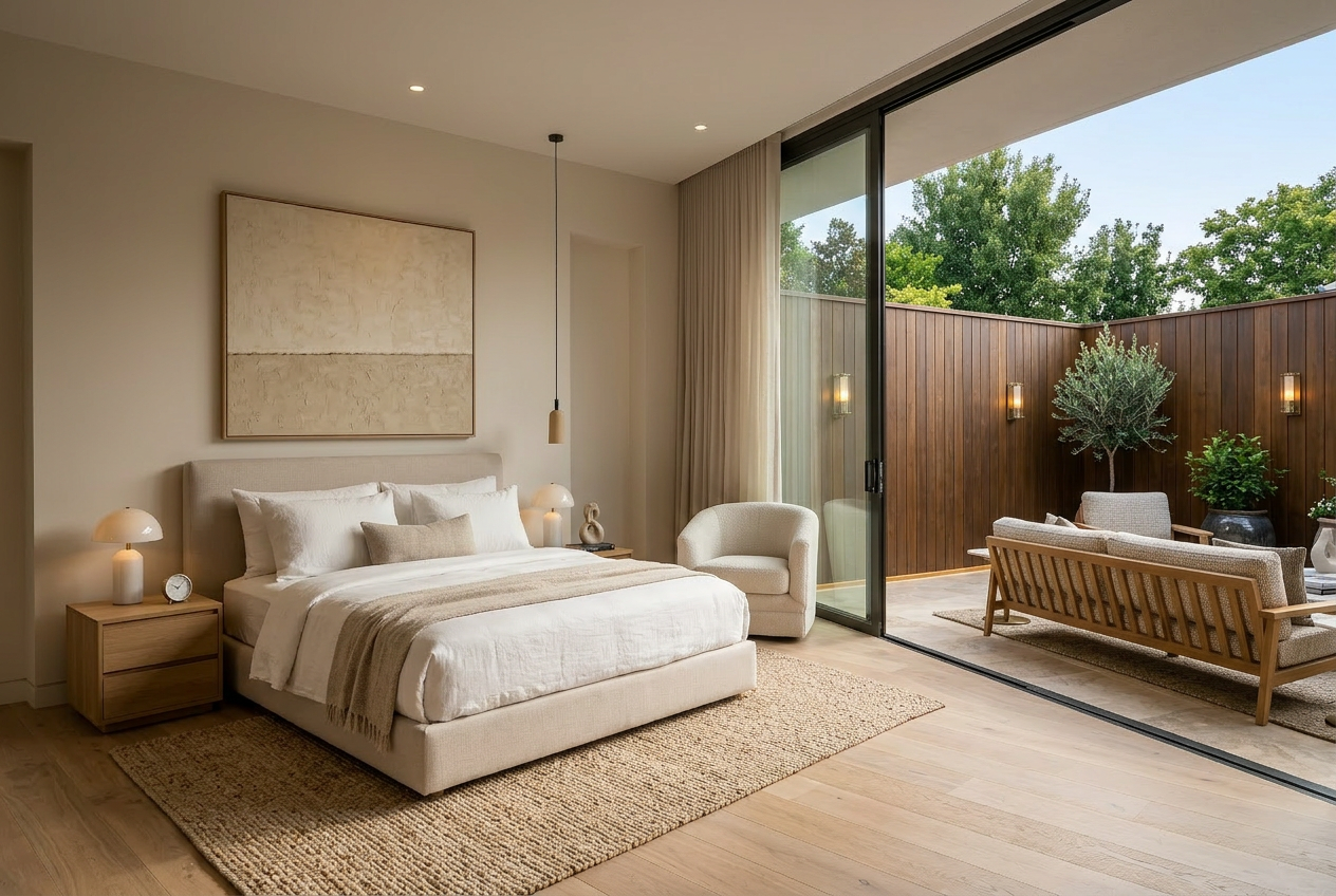 Bedroom with terrace